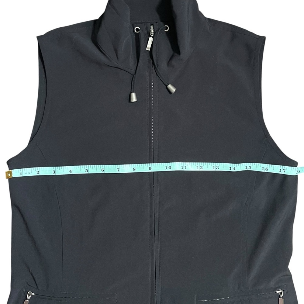 Chico’s Black Lightweight UPF Travel Vest sz S - Picture 9 of 15